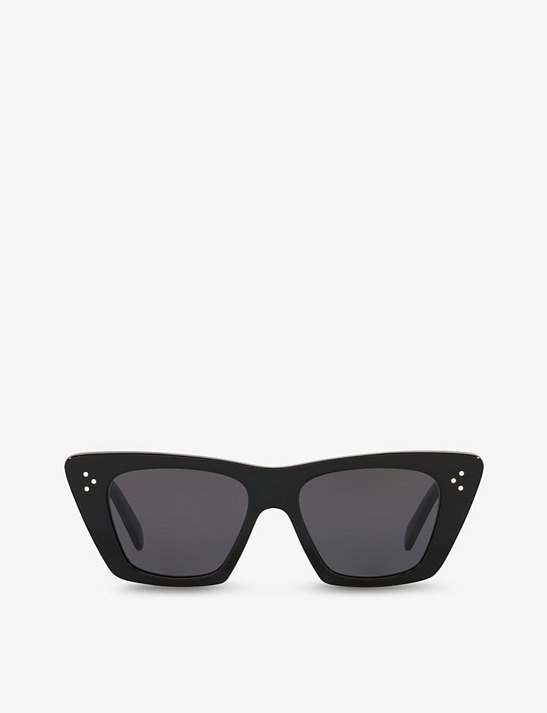 CELINE CL40187I acetate cat-eye sunglasses | Selfridges