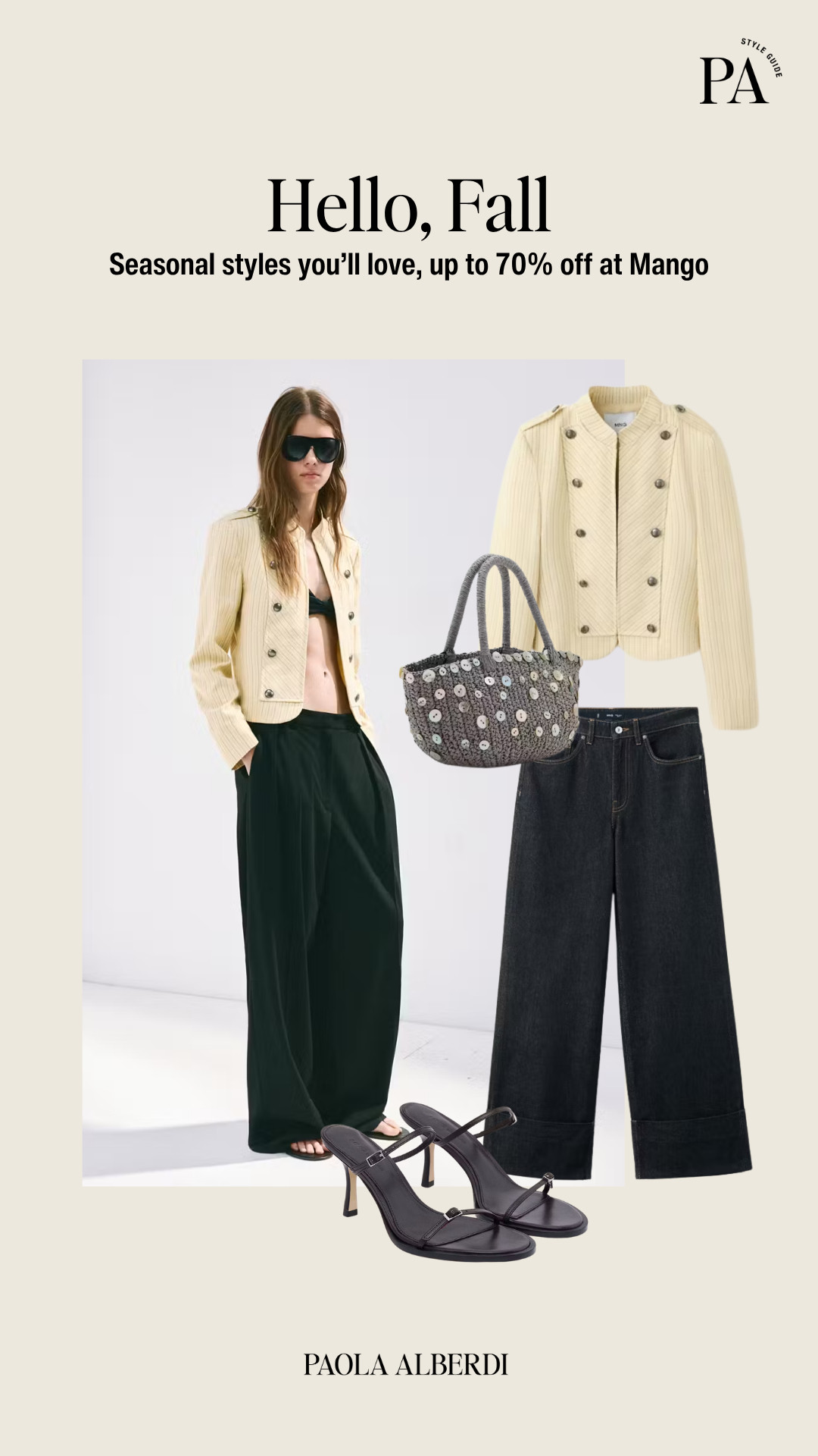 Effortless fall style starts here. This Mango look is up to 70% OFF — don’t miss it! 🩶 

 #LTKSeasonal #LTKSaleAlert