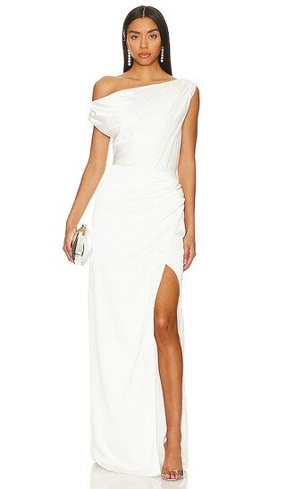 Jodie Dress in Ivory Luxe | Revolve Clothing (Global)