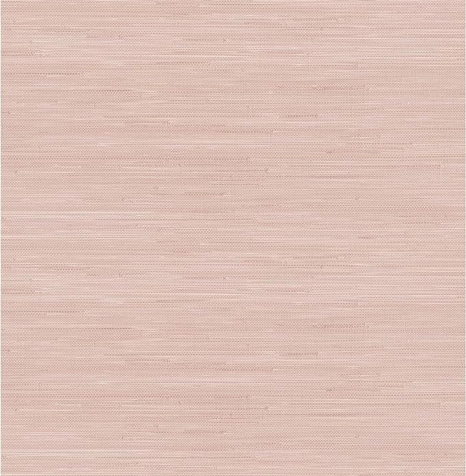 Society Social Classic Faux Grasscloth Peel and Stick Wallpaper, Berry | Amazon (US)