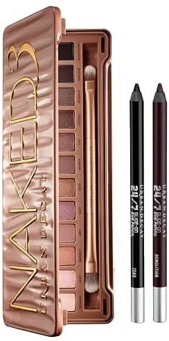 Urban Decay Eye Makeup Set ($98 Value) - Naked3 Eyeshadow Palette + 24/7 Glide-On Waterproof Eyel... | Amazon (US)