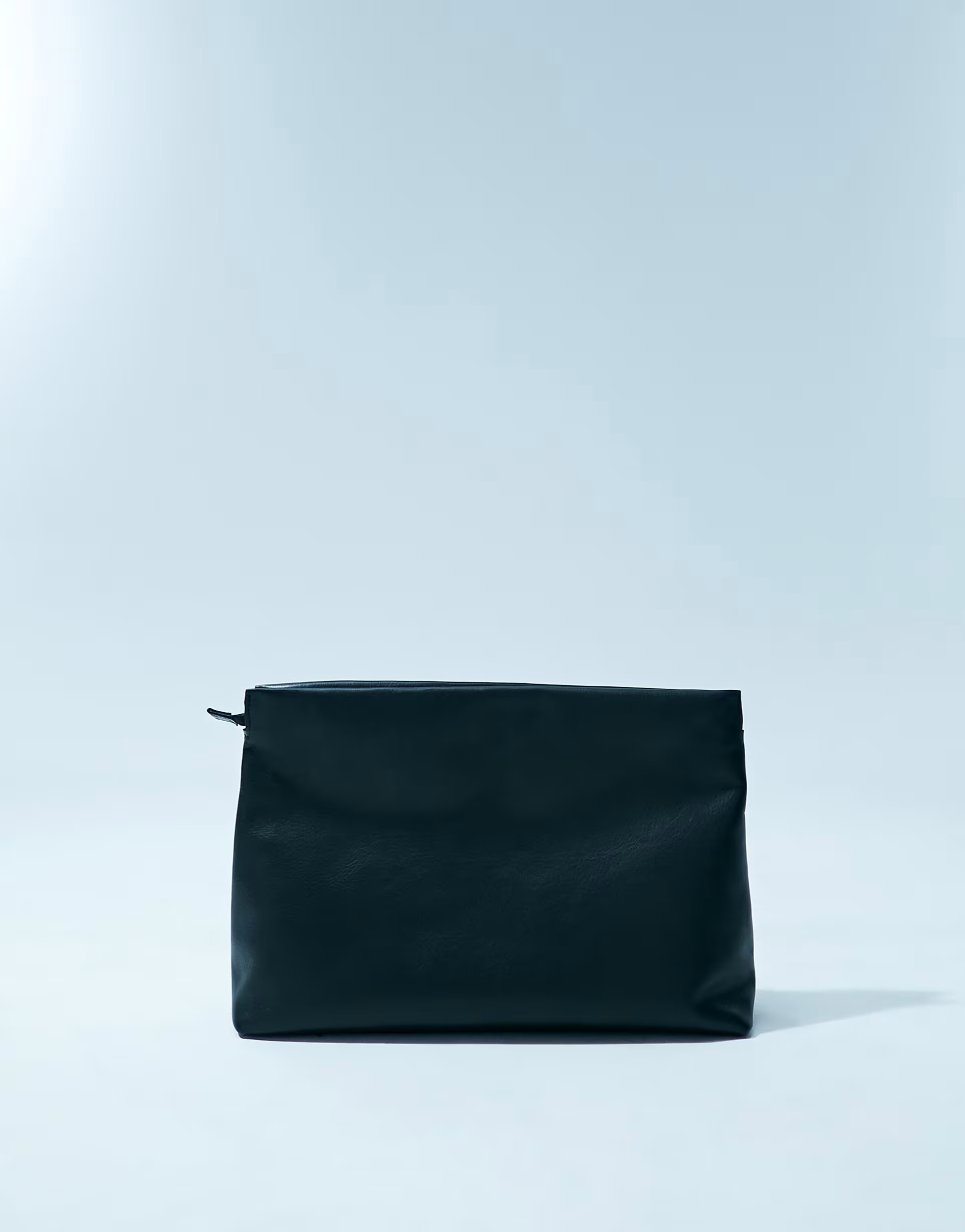 ASOS DESIGN premium leather clutch bag in black | ASOS (Global)