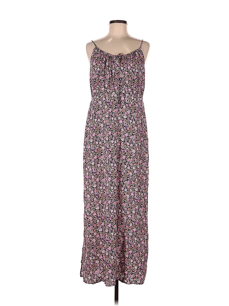 Old Navy Jumpsuit: Purple Floral Jumpsuits - Size Medium | ThredUp