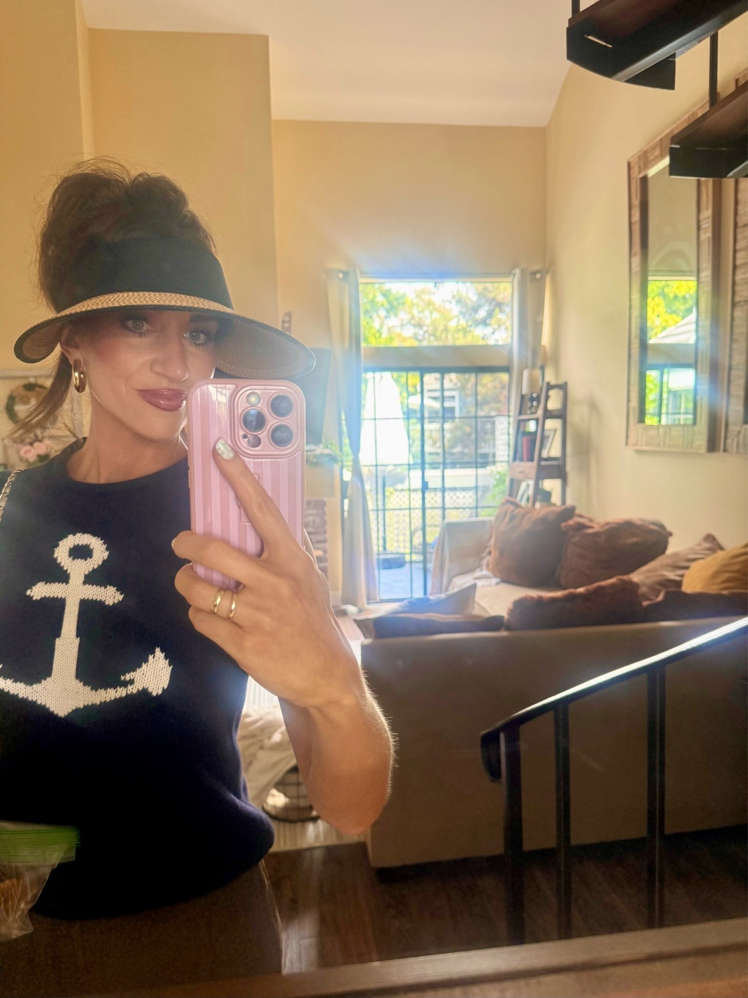 Wearing a small in the sweater and my visor is on major sale right now! Love that it blocks the sun!

#LTKootd #LTKSaleAlert #LTKTravel