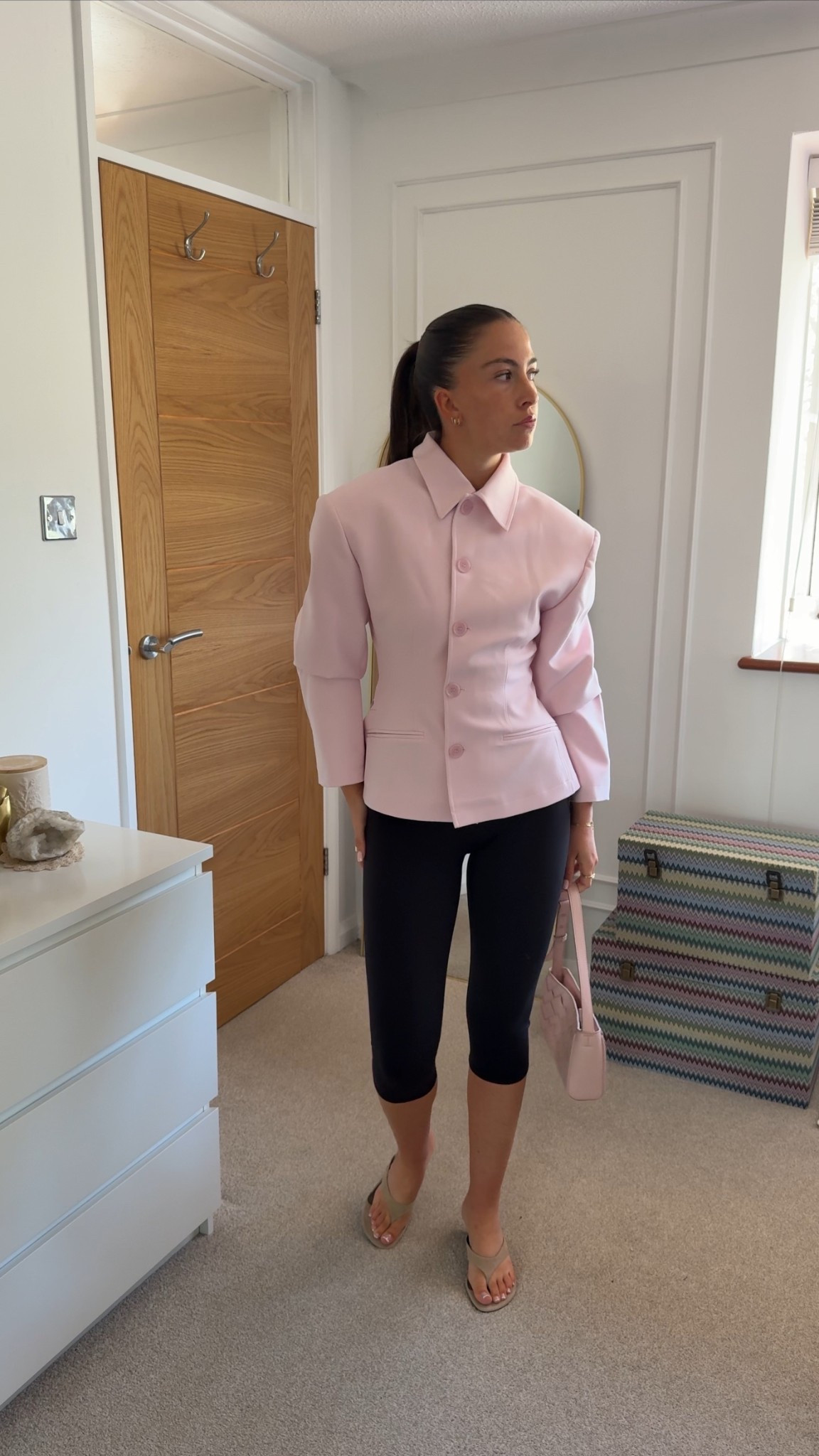 Cinch blazer - spring outfits- pink blazer - black Capri - suede kitten heels - summer outfit - ootn 

#LTKsummer #LTKspring #LTKuk