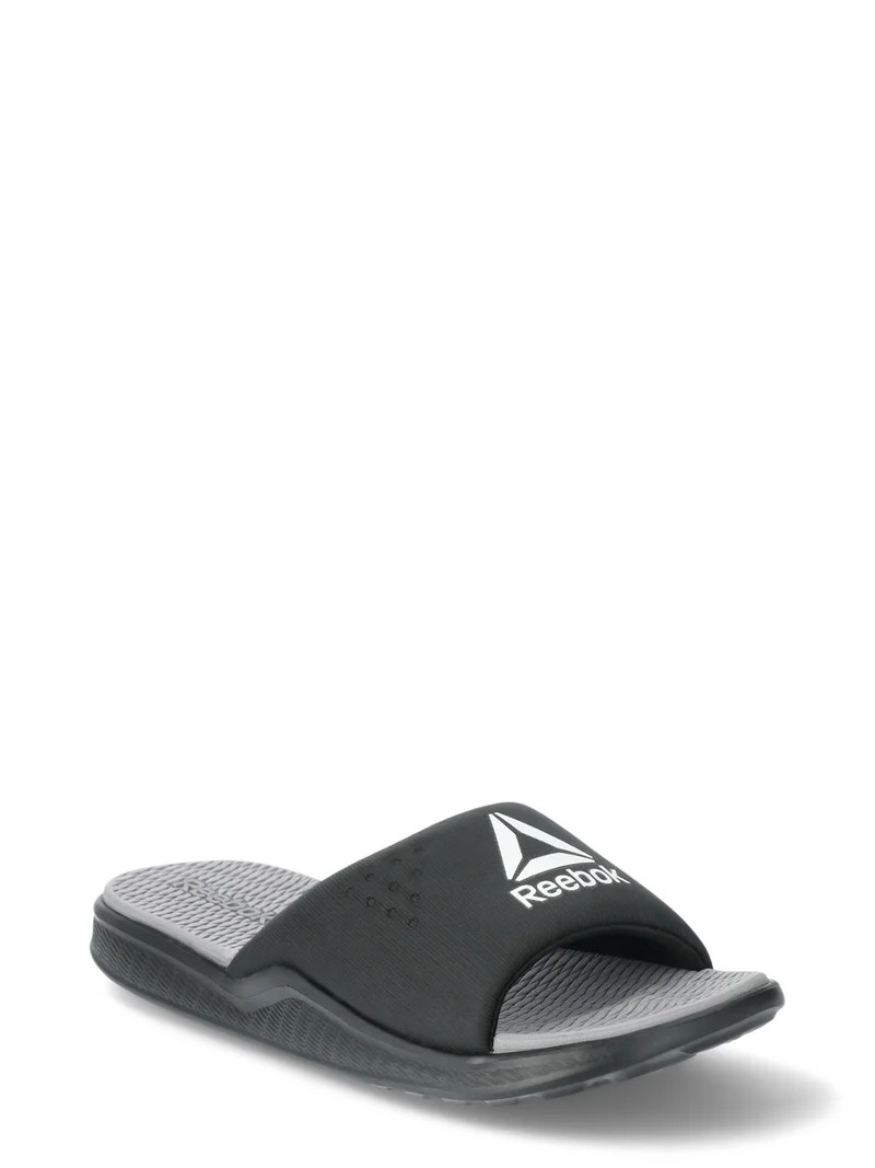 Reebok Men's Cushioned Comfort Slip-On Slides | Walmart (US)