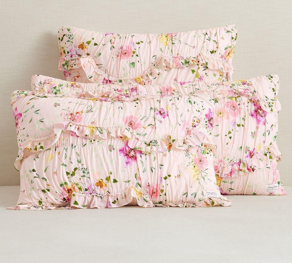 Monique Lhuillier Jolie Quilted Sham | Pottery Barn (US)