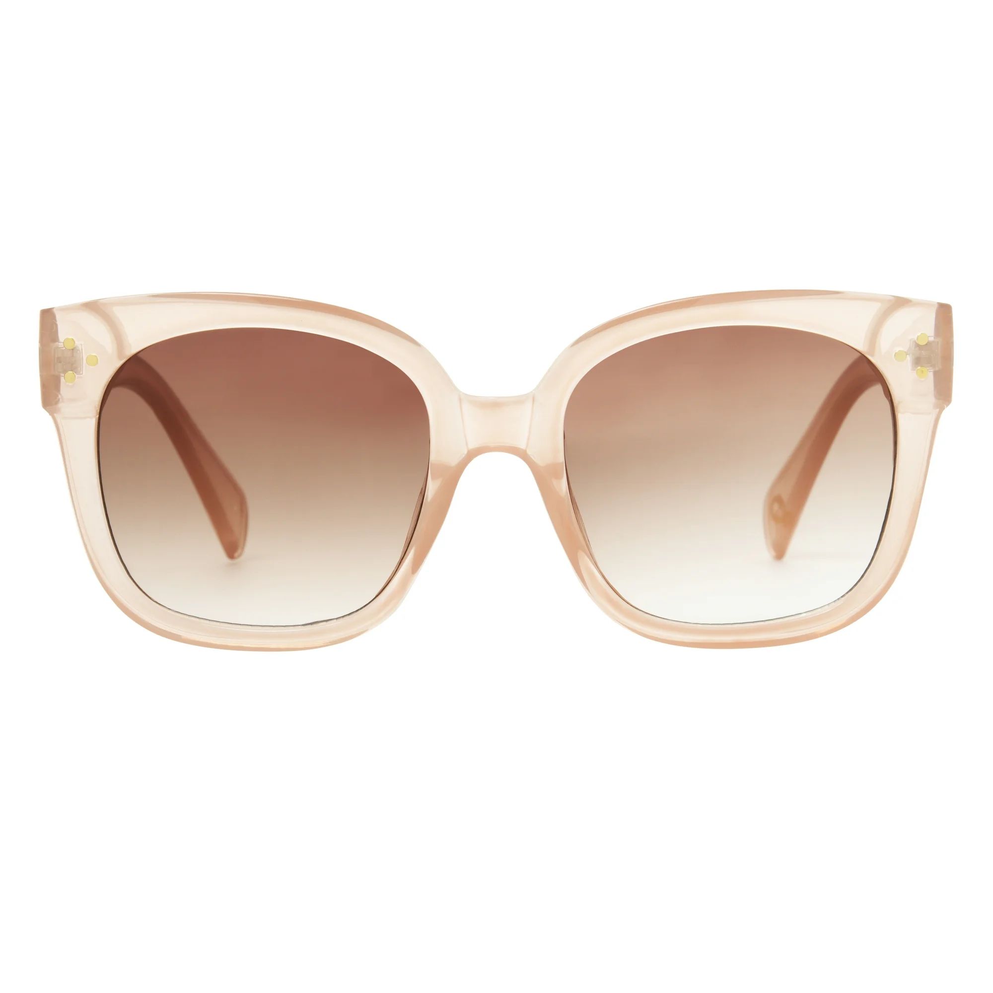 Time and Tru Women's Square Sunglasses, Pink | Walmart (US)