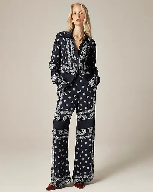 Cosmo pant in bandana print | J. Crew US