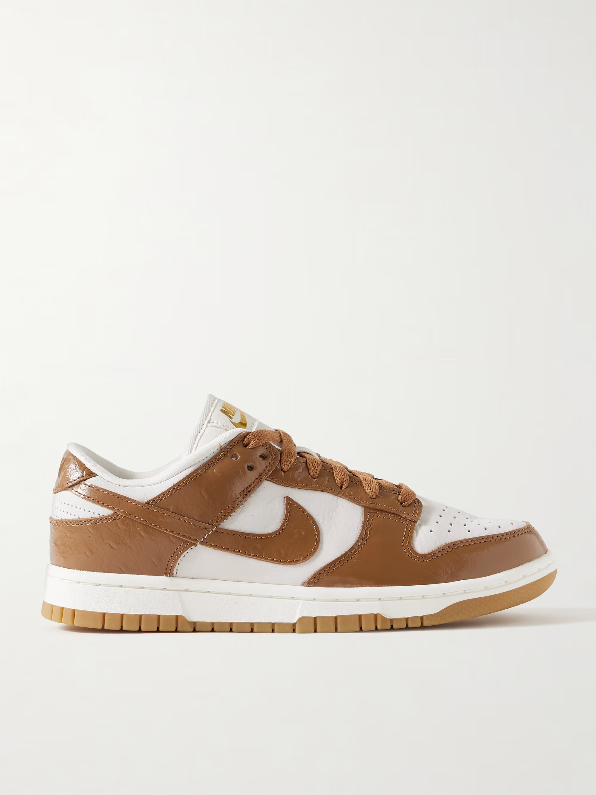 NIKE Dunk Low LX NBHD smooth and textured-leather sneakers | NET-A-PORTER (US)