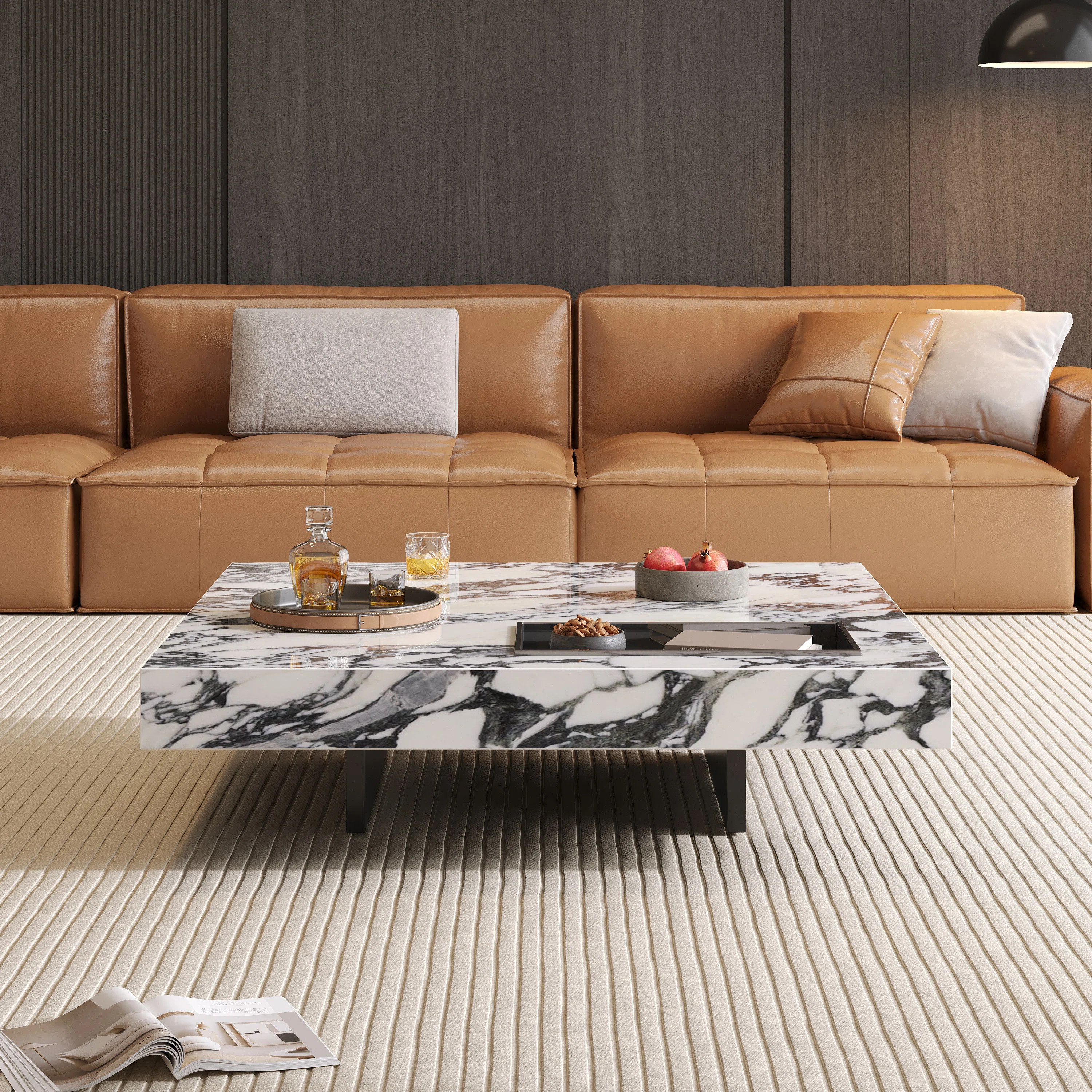 Brayden Studio Briamarie 39.37'' Square Sintered Stone Coffee Table & Reviews - Wayfair Canada | Wayfair North America
