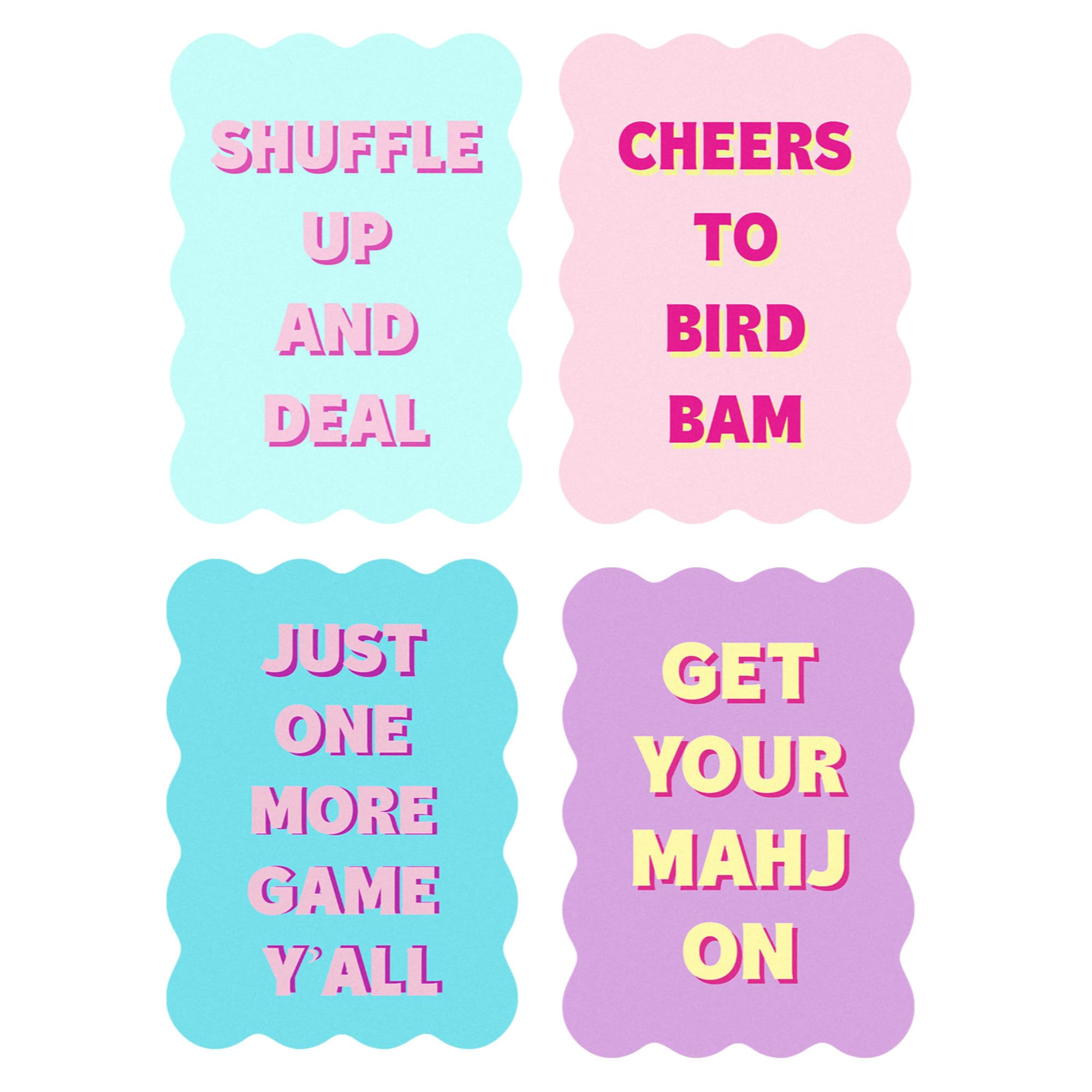 Soulchen 4 Pcs Mahjong Tile Mixer Shufflers for Mixing and Shuffling Tiles Plastic Mahjong Access... | Amazon (US)