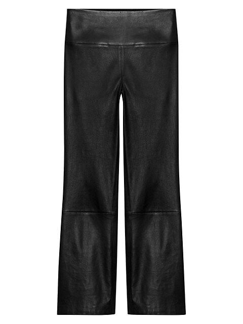 Cropped Leather Pants | Saks Fifth Avenue