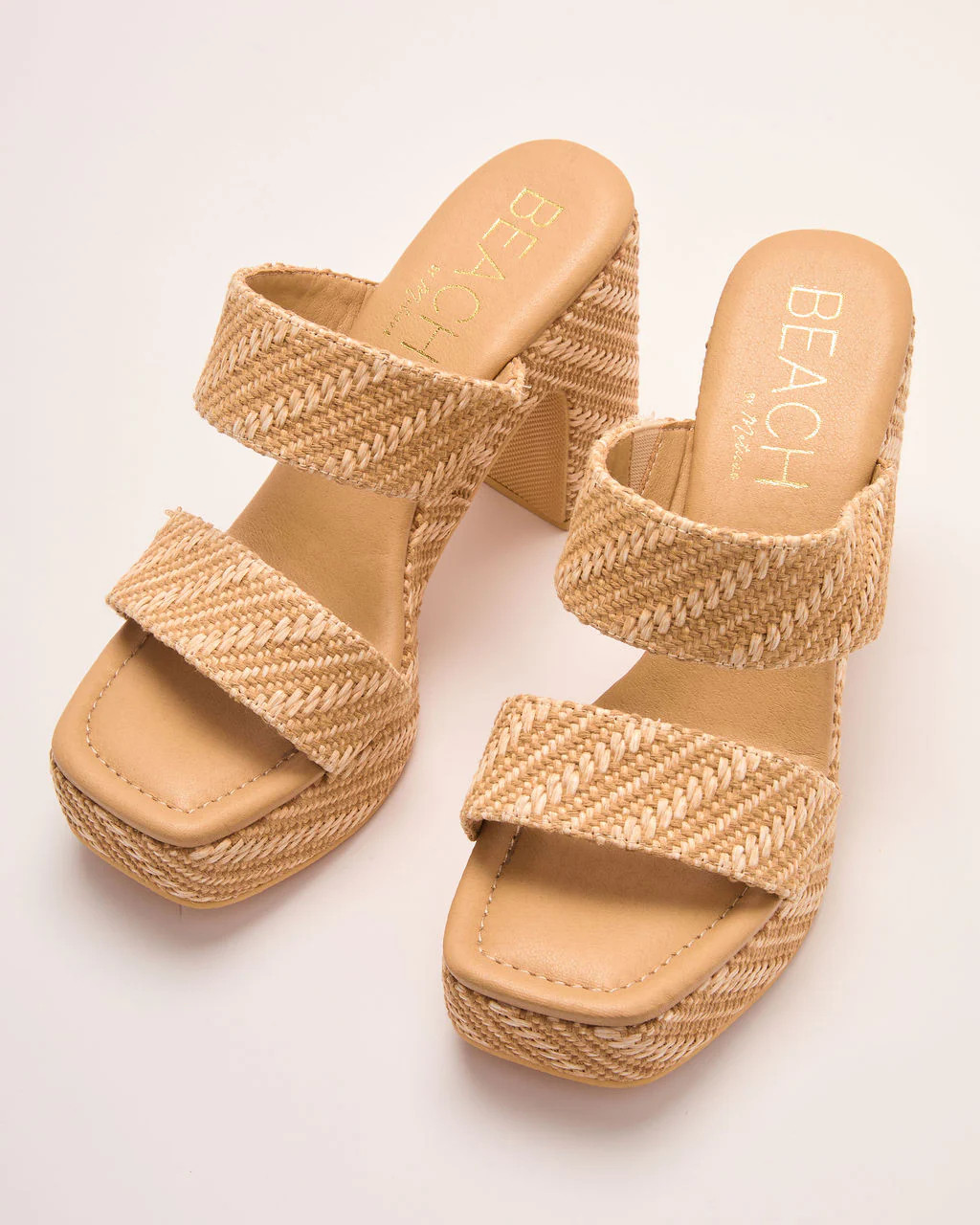 Kaima Raffia Platform Heeled Sandal | VICI