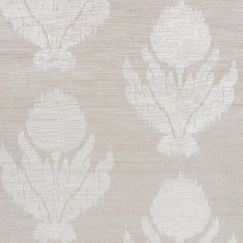Agra Hemp Shimmer Wallpaper | Wayfair North America