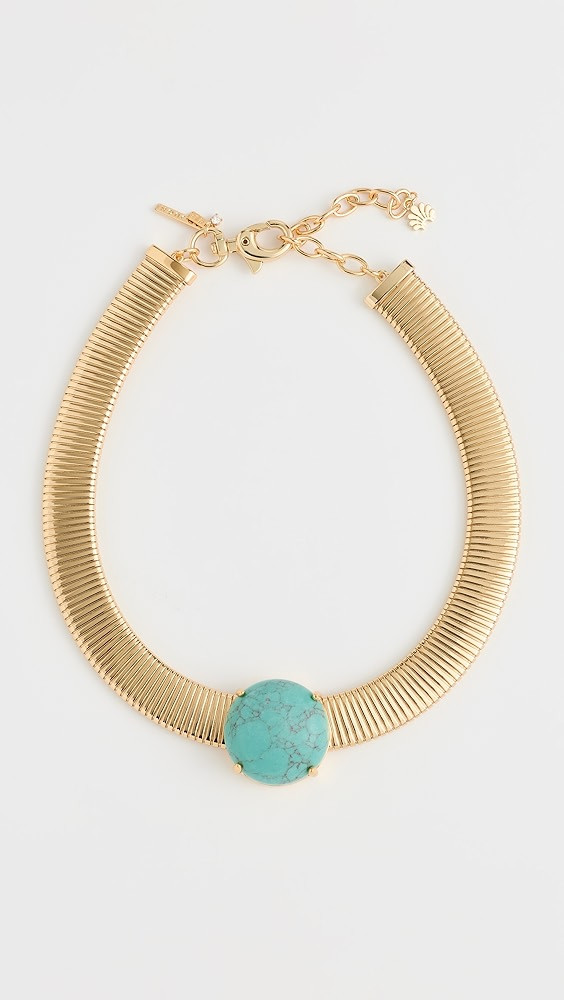 Stone Set Snake Chain Necklace | Shopbop