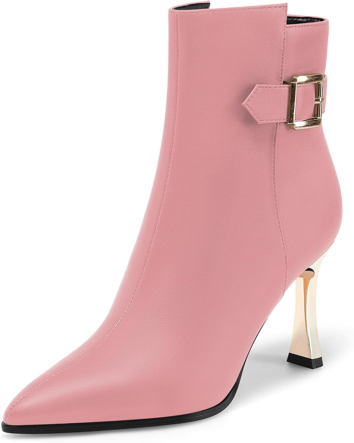 Womens Ankle Boots Pointed Toe Short Booties | Amazon (US)