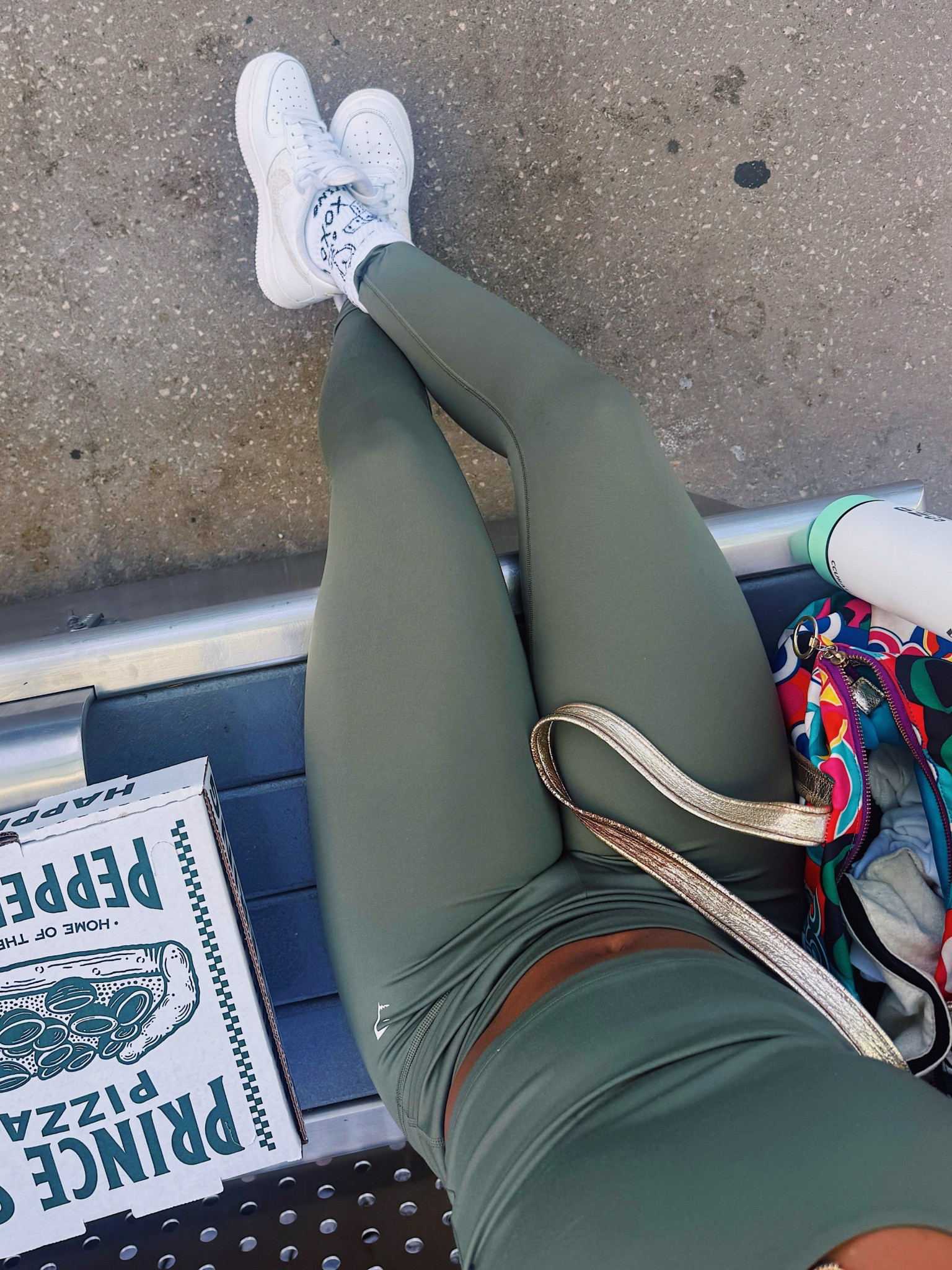 Had some wellness-related business meetings! Ran around town cute and comfortable in this olive green leggings set by #gymshark

#LTKActive #LTKFindsUnder100 #LTKSaleAlert