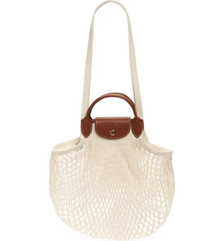 Le Pliage Filet Knit Shoulder Bag | Nordstrom