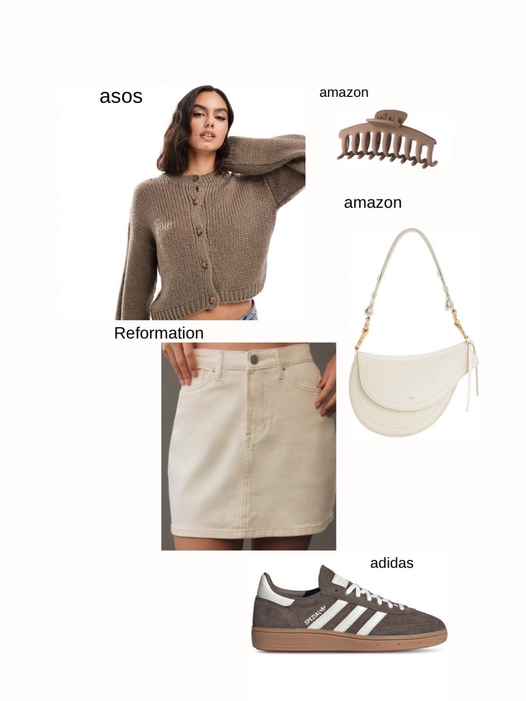 Europe spring outfit ideas - asos, reformation, Amazon 