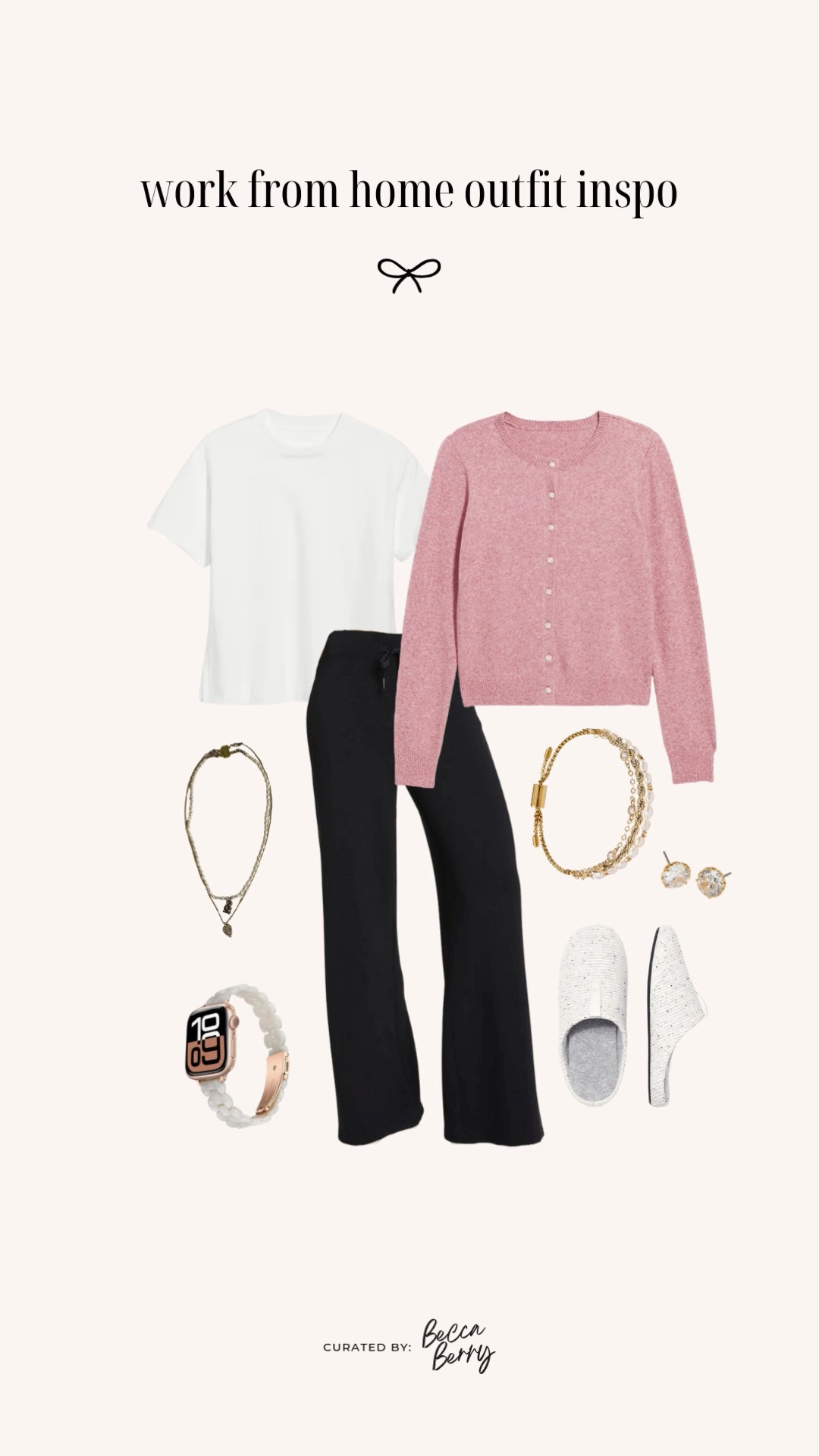 WFH Outfit Idea — Soft Cardigan & Tailored Comfort

A soft cropped cardigan paired with wide-leg pants is one of my favorite WFH formulas. The cardigan adds shape, while the pants give this outfit a more tailored feel without sacrificing comfort. Ideal for days when you want to feel a bit more put together.

Finished with layered jewelry for an elevated touch.

Key Pieces:
Cropped cardigan · Classic tee · Wide-leg pants

#LTKgrwm #LTKootd #LTKMidsize