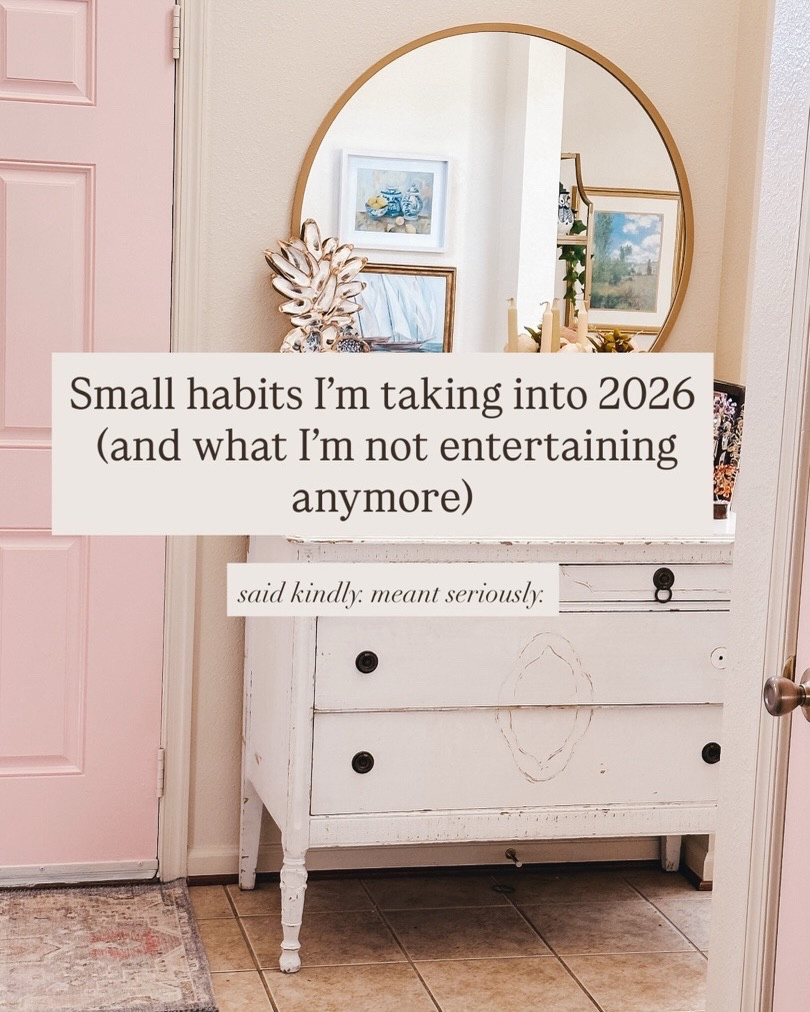 I’m not chasing a “new year, new me.”

I’m just older, clearer, and less interested in entertaining what doesn’t sit right.

In 2026, I’m keeping the habits that feel like peace and leaving the rest right where it belongs. ✌️ 

What’s one thing you’re leaving behind?