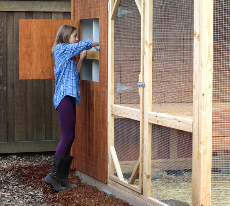 The Garden Loft Large Walk-In Chicken Coop Plan eBook (PDF) – Instant Download, Imperial and Me... | Etsy (US)