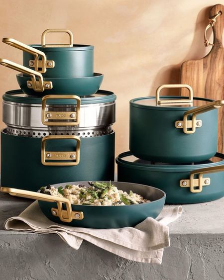 How lovely is this new set. The green is so pretty. I’ve been looking for new pans and maybe will give these a try!  



#LTKGiftGuide #LTKfamily #LTKhome