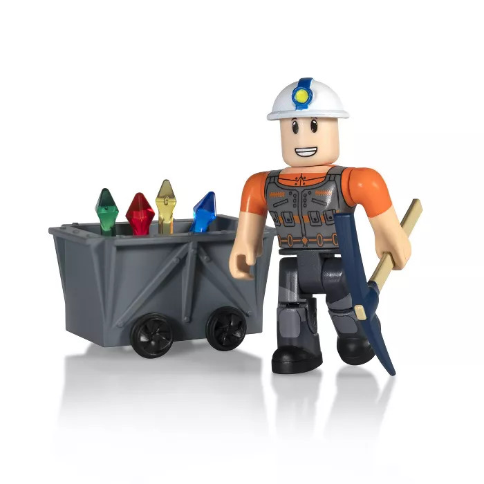 Roblox Action Collection - Megaminer Figure Pack (Includes Exclusive Virtual Item) | Target
