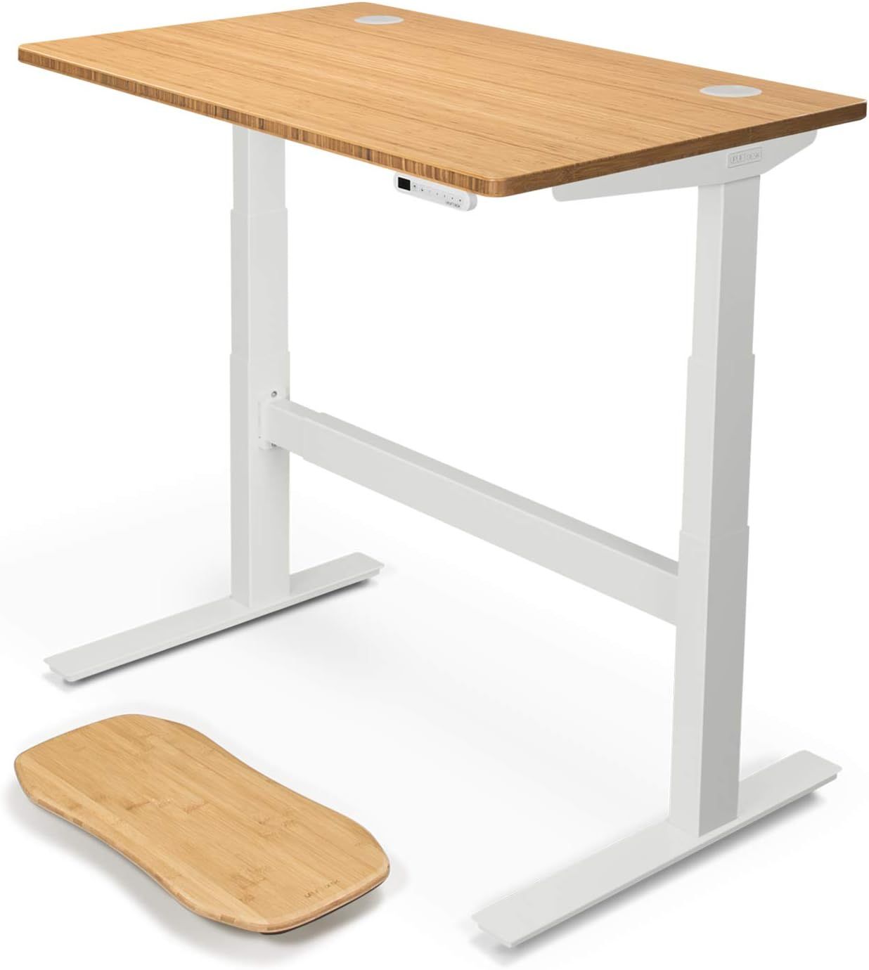 UPLIFT Desk - V2 Bamboo Desktop Standing Desk, Height Adjustable Commercial Frame (White), Adv. M... | Amazon (US)