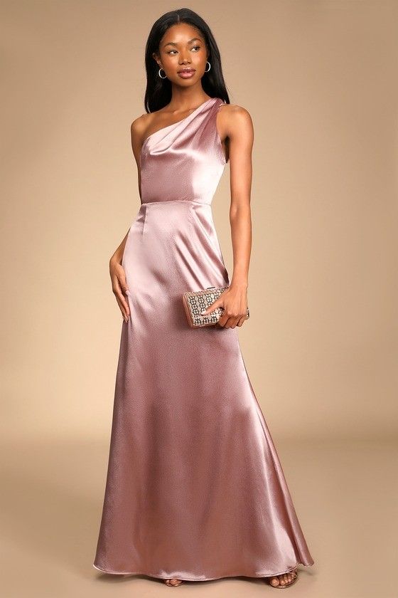 On the Guest List Mauve Pink Dress | black tie dress | black tie wedding guest dress | Lulus (US)