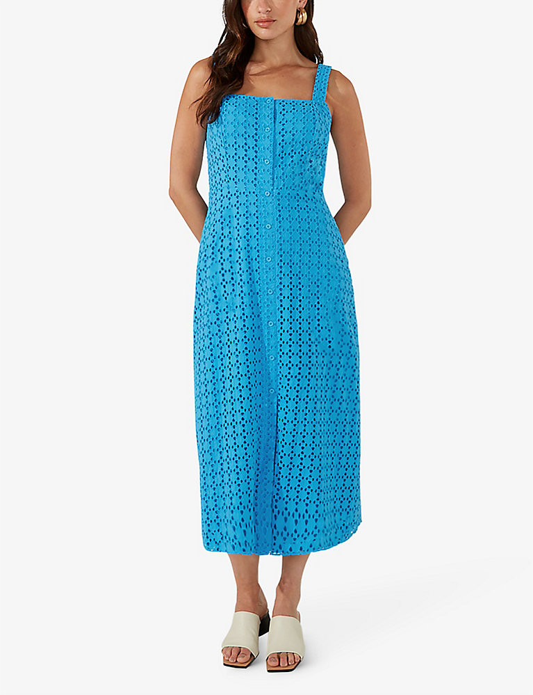 Broderie-anglaise cotton-lace maxi dress | Selfridges