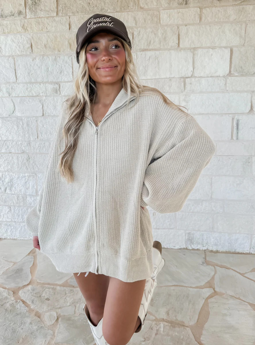 Gracie Oversized Sweater Jacket | CK Squared Boutique