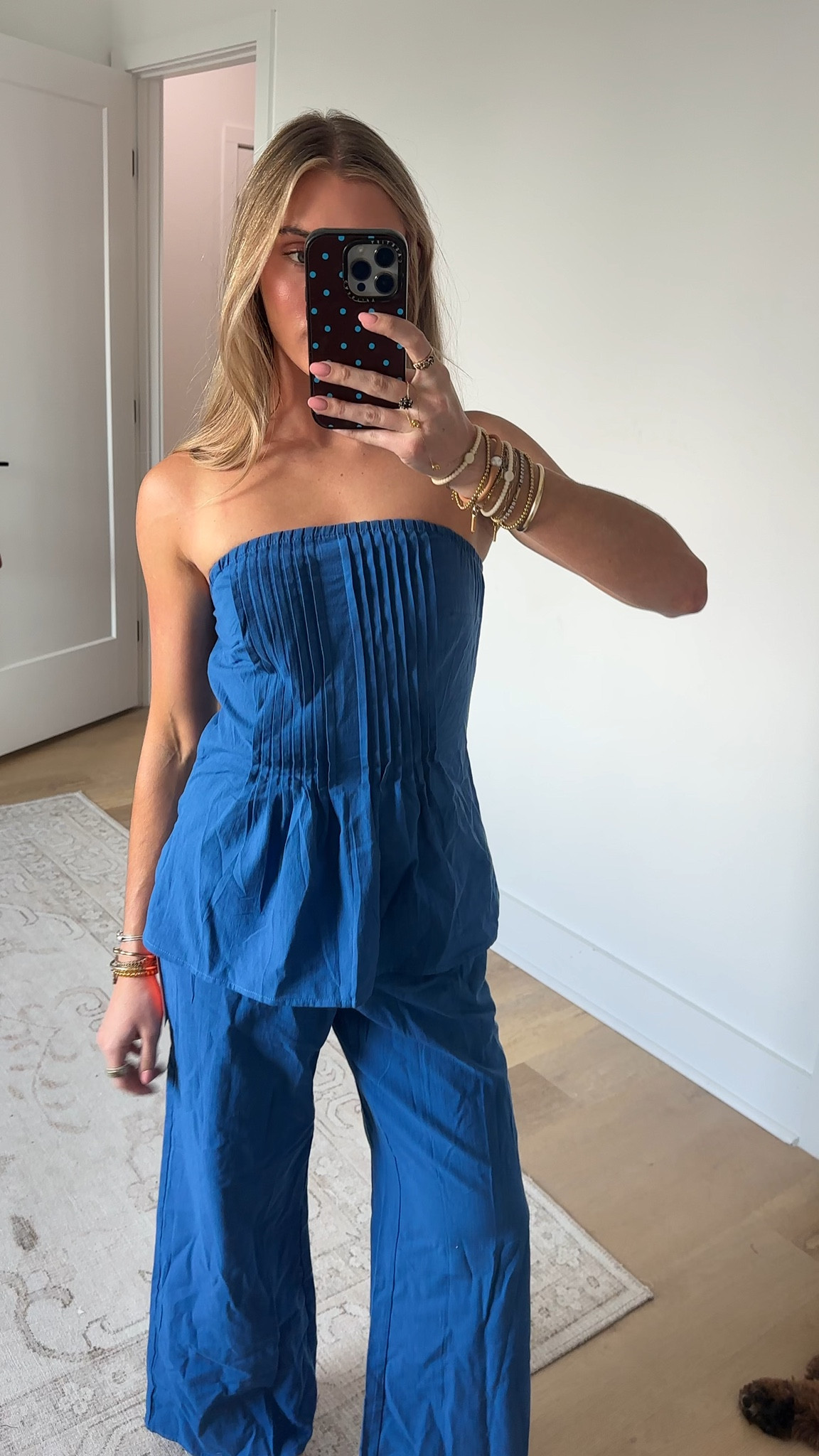 Amazon size small Tankaneo Womens 2 Piece Outfits Summer Strapless Tube Tops Wide Leg Pants Vacation Pleated Matching Lounge Set

#LTKootd #LTKSaleAlert #LTKSeasonal