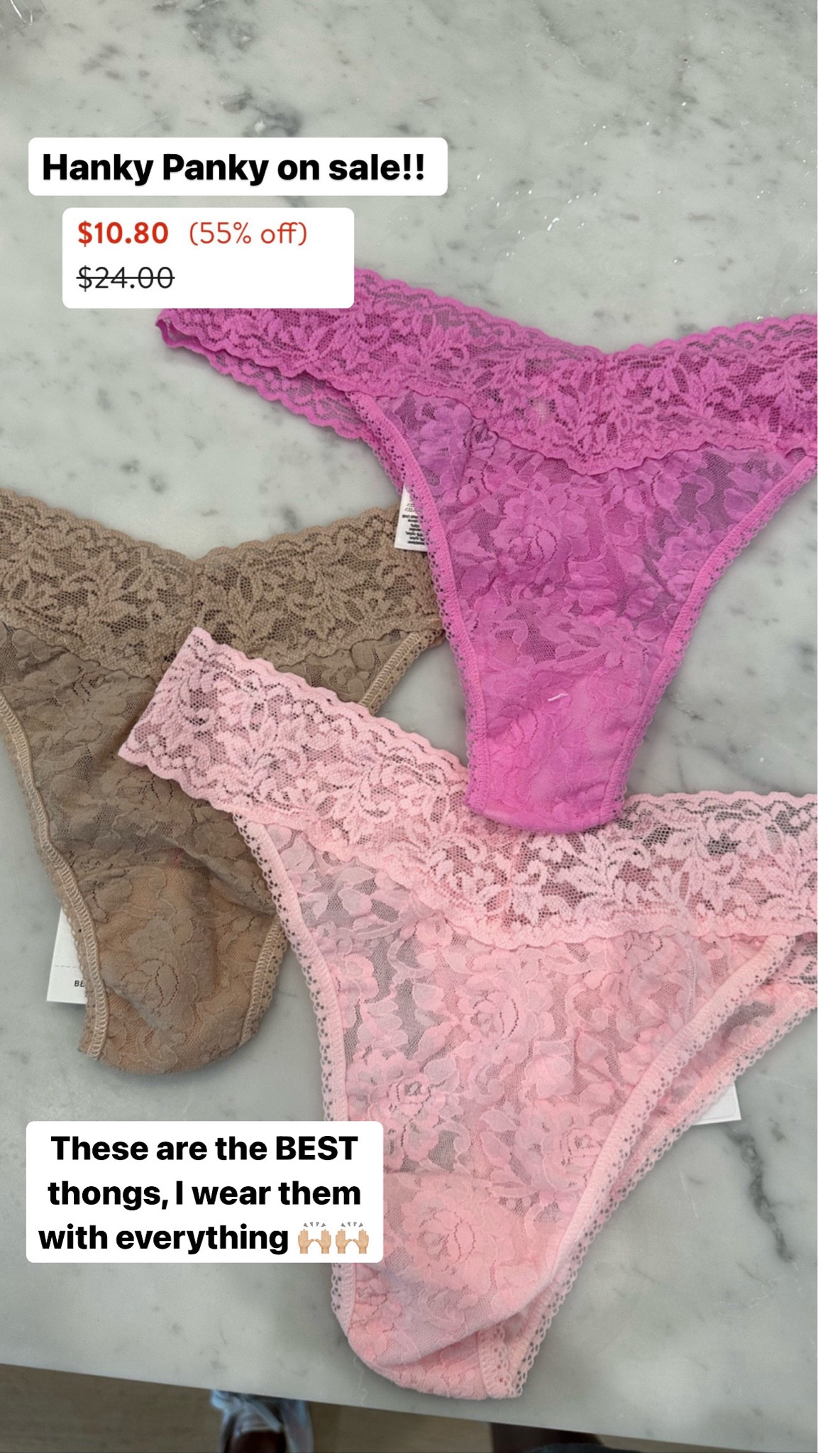 Hanky Panky on sale!! The only thongs I wear!!

#LTKfindsunder100 #LTKsalealert #LTKfindsunder50
