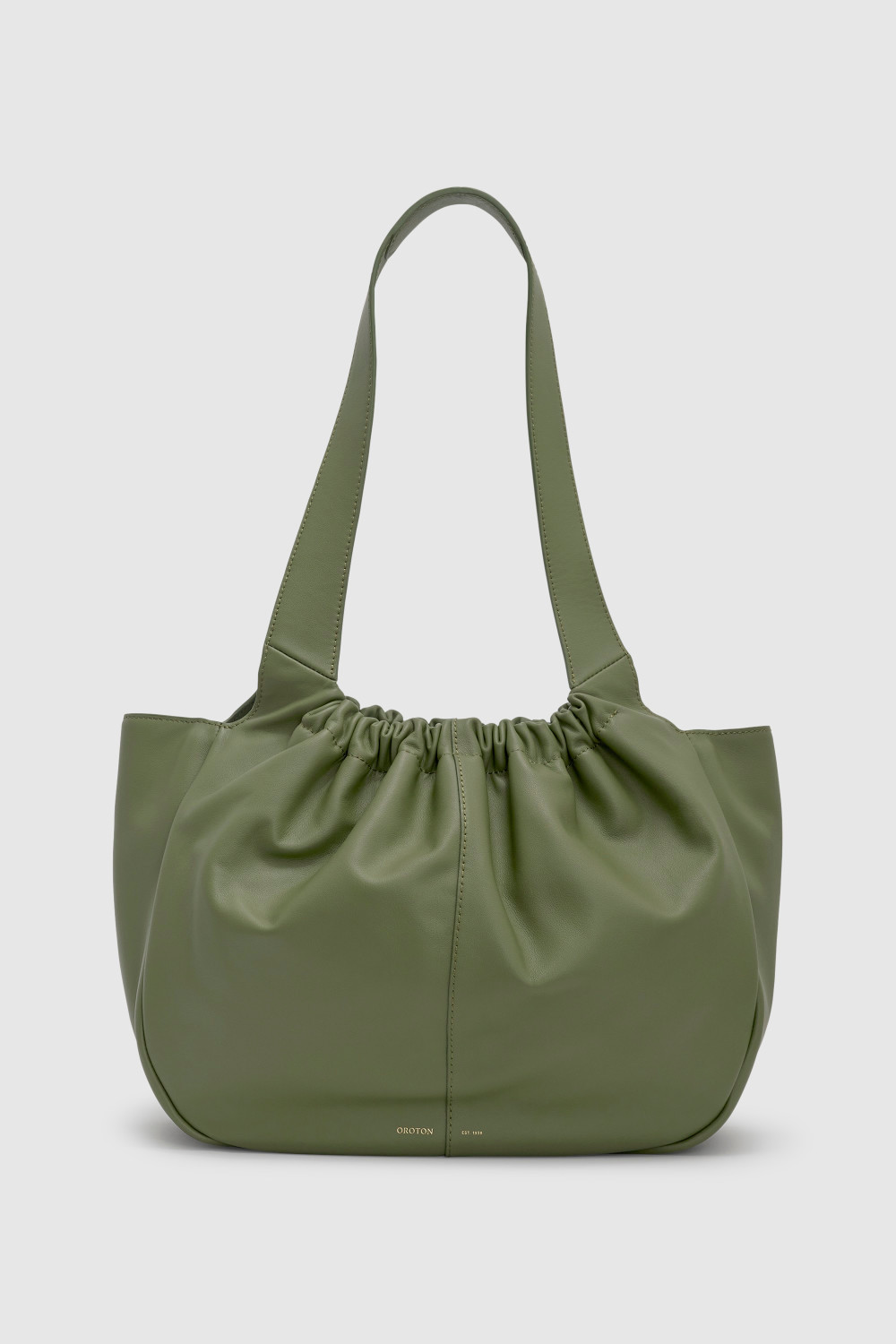 Emilia Soft Tote - Khaki | Accessories | Oroton