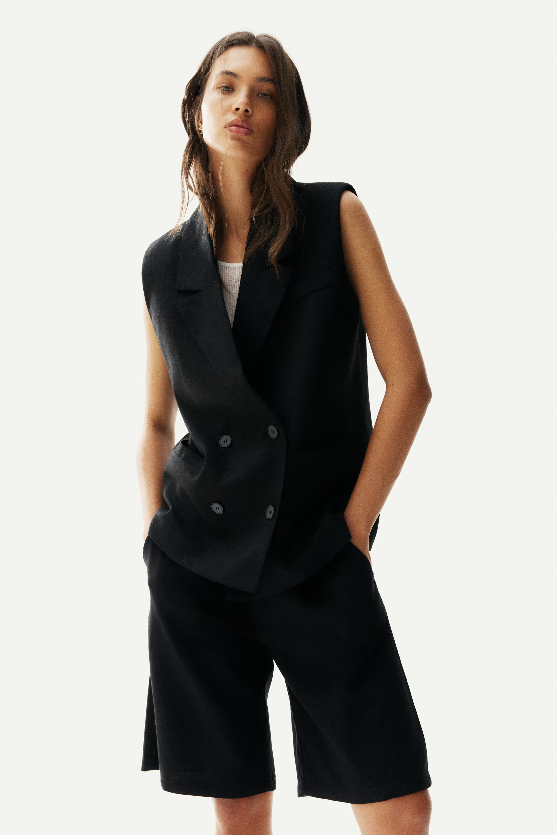 Linen-Blend Vest | H&M (US + CA)