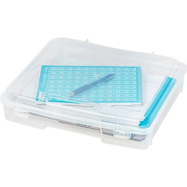 IRIS USA 8.5" x 11" Project Organizer Scrapbook Case, Clear - Walmart.com | Walmart (US)