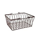 Spectrum Diversified Twist Storage Handles, Modern Farmhouse Décor Farmer’s Market-Style Wire Basket | Amazon (US)