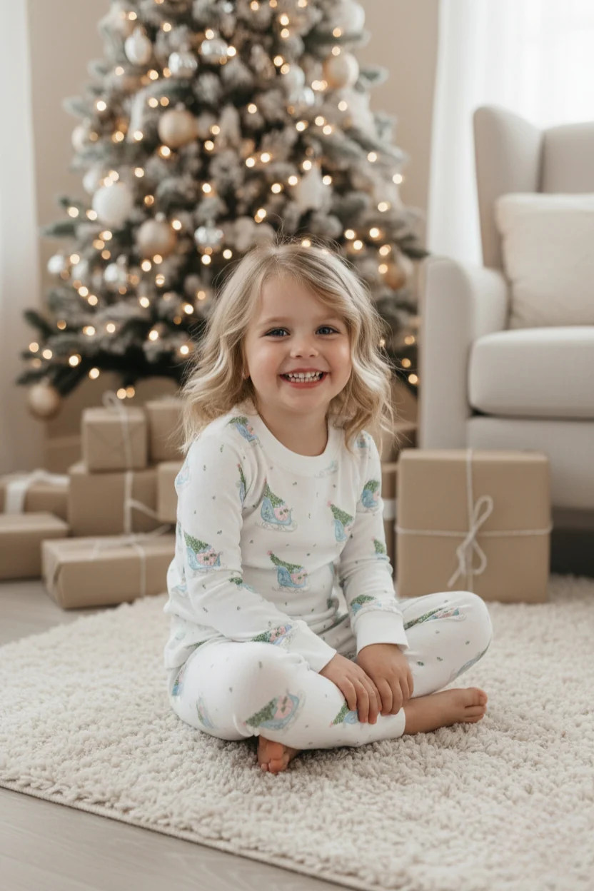 Pink Merry Sleighs Pajamas | Nellapima