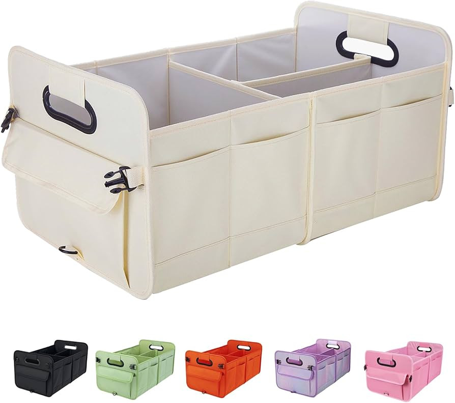 titiyiof Trunk Organizer For Suv & Sedan,Car Organizers and Storage, Waterproof Collapsible & Adj... | Amazon (US)