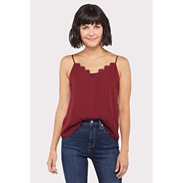 Adley Lace Trim Cami | Evereve
