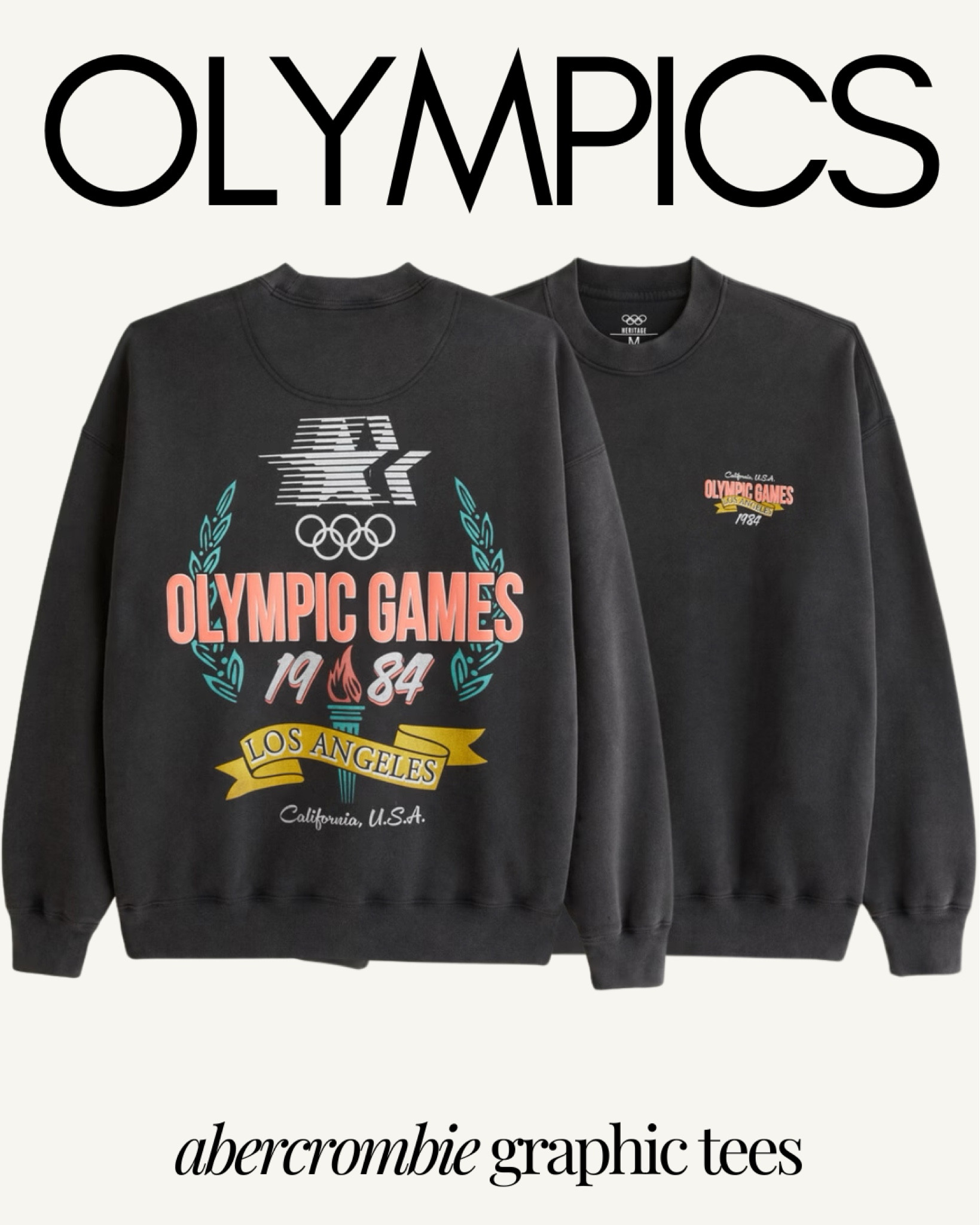 NEW ABERCROMBIE OLYMPICS CREWNECK 

#LTKstyletip #LTKActive #LTKfitness