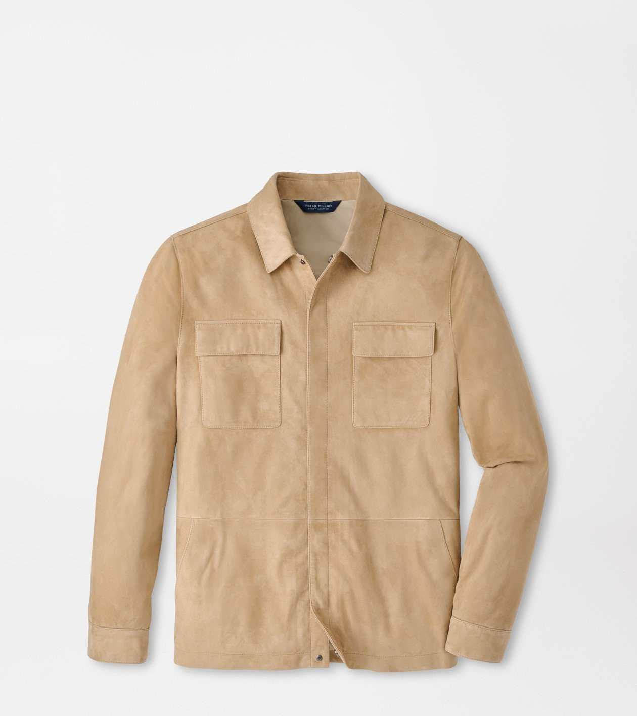 Featherweight Suede Shirt Jacket | Peter Millar