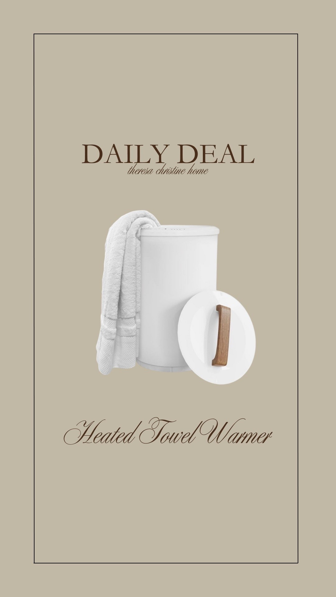 On heated towel warmer. Gifts for her gift ideas.

#LTKGiftGuide #LTKFindsUnder100 #LTKHome