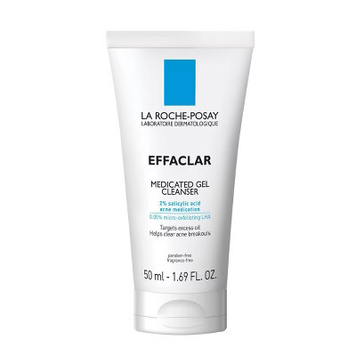 La Roche Posay Effaclar Acne Face Cleanser Medicated Gel Face Cleanser with Salicylic Acid for Acne Prone Skin - 1.69 fl oz | Target