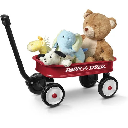 Radio Flyer, Little Red Toy Wagon (12.5"), Miniature Wagon, Red | Walmart (US)