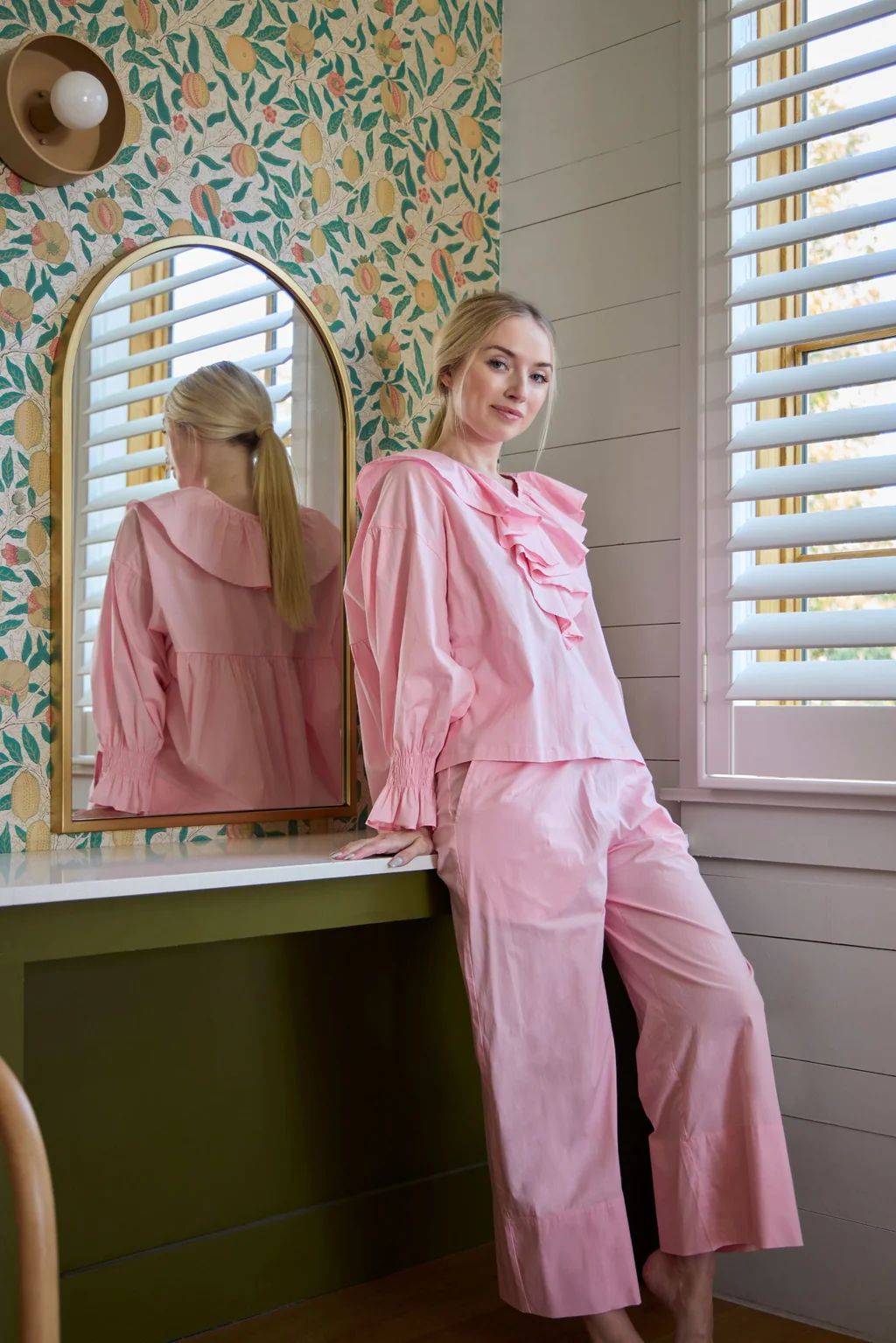 Lady Bird Dream Pant Set - Pink Petal | Quiet Culture