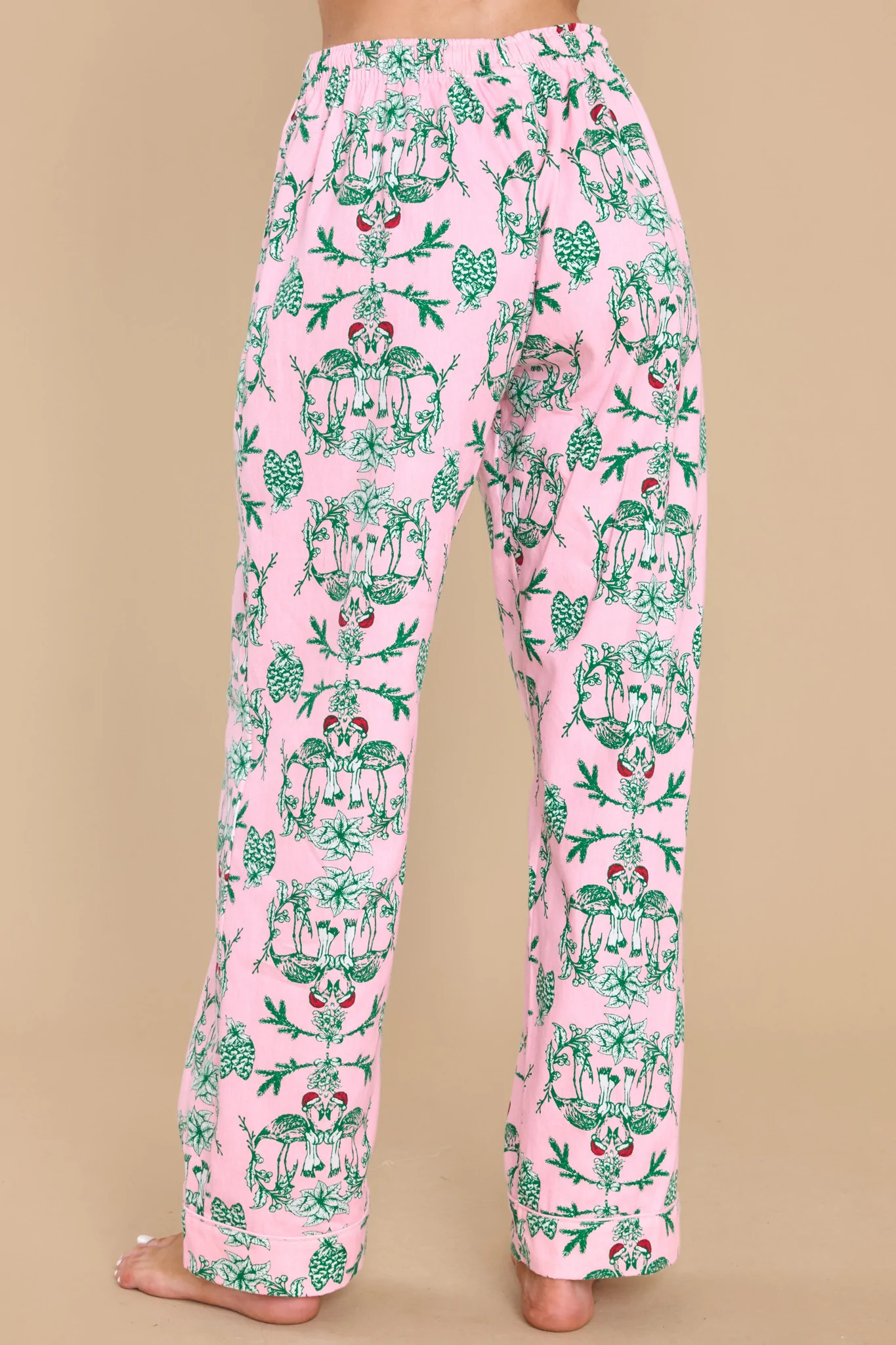 Wild Celebrations Blush Pink Print Pajama Set | Red Dress 