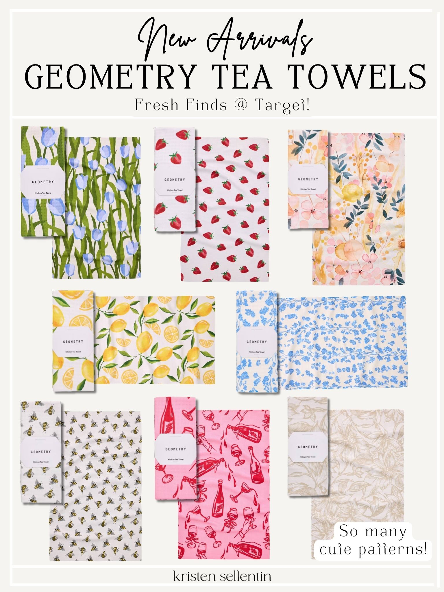 New Arrival @ Target! My favorite Geometry Tea Towels! So many cute patterns. 

 

#LTKSeasonal #LTKHome #LTKFindsUnder50